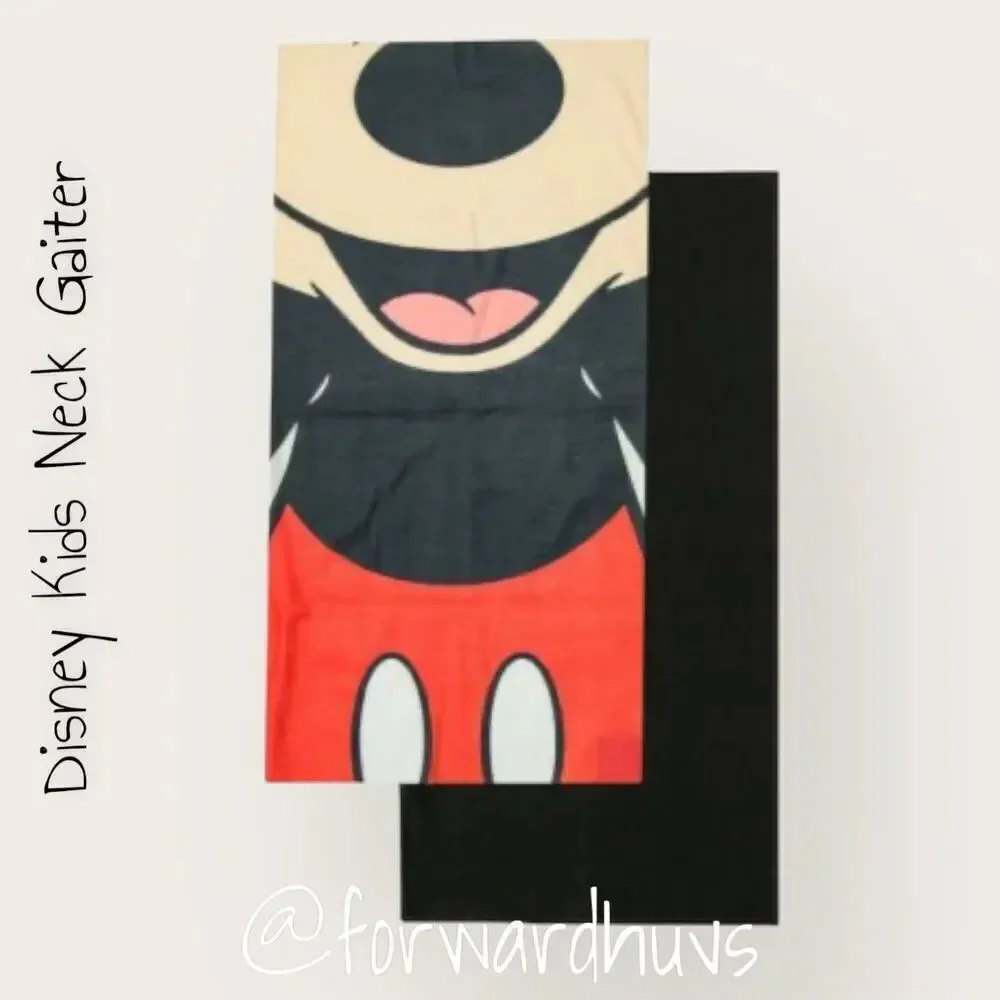 Bundle 3 for $15 Disney Kids Size Mickey Mouse 2pk Multipurpose Neck Gaiter
